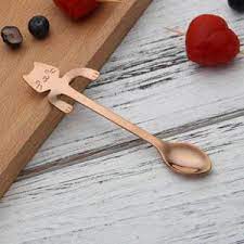 Stainless Steel Cat Teaspoon