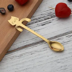 Stainless Steel Cat Teaspoon