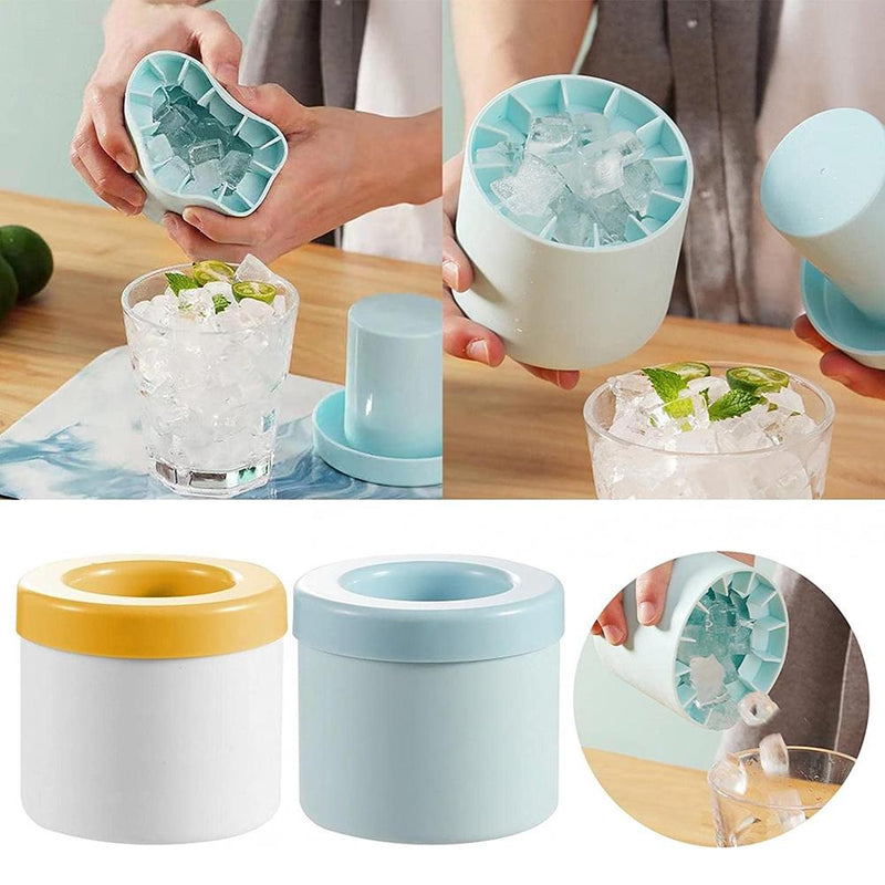 Portable Silicone Ice Maker Bucket