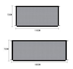 Black Foldable Pet Gate